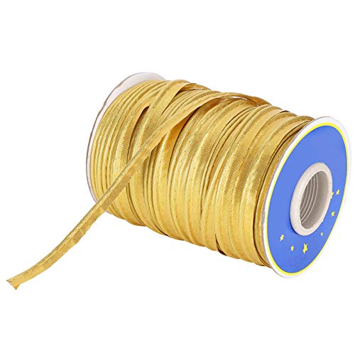 Crafts Edge Bias Tape Braid, 70-yard Piping Bias Trim, Perfect voor Naaien, Naaien, Typing en Stitching(Gold) 3