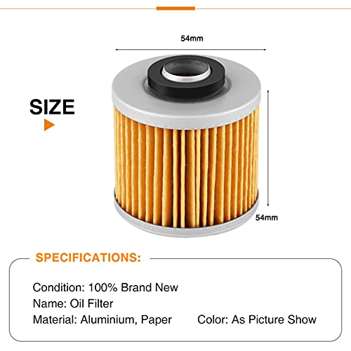 Virago 750 Aluminium Mini Motorcycle Oil Filter, XV750 Virago 747 750 1981-1983 1988-1999 4