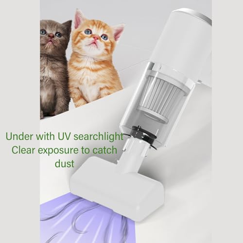 Mini handheld Stofzuiger, Stofmijtcontrole, Cordless Stofzuiger voor het verwijderen van bedden, banken en Tapijten, met licht, krachtig en snel ontwerp 4