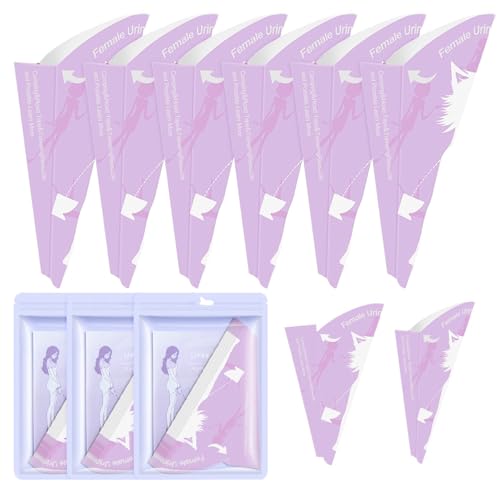 Urinella voor vrouwen 30 stukken dik papier Urinaal voor vrouwen staande pee hulp waterdichte hulp voor vrouwen draagbare urineval voor vrouwen mannen wandelen