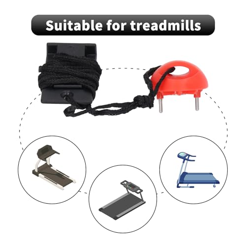 2Scs Universele draaiende machineveiligheidssleutel Noodstopschakelaar Magnetische beveiliging Switch Lock Noodstopschakelaar Veiligheidssleutel loopband 5