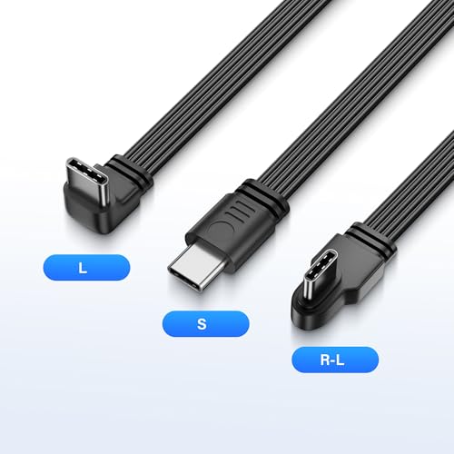 USB-C naar 4 USB-A Splitterkabel, USB 2.0 Extension Kabel met meerdere poorten opladen en gegevens synchroniseren, OTG-ondersteuning, 480Mbit/s Transfer 1m (S) 5