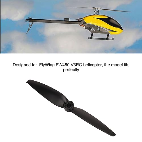 RC Helicopter staart propeller, staart Rotor Blades Plastic gemakkelijk te installeren Compatibel met FlyWing FW450 V3 5