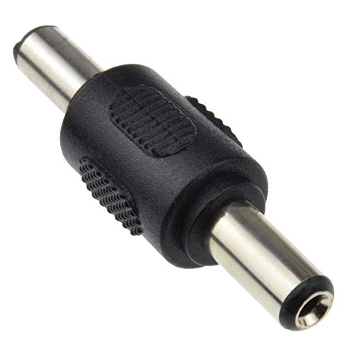 DC Man tot Man Koppelaar, 2.1mm X 5.5mm Connector, Stroomkabel uitbreiding, Vrouw tot Man Jack Converter, Wire Extender, Joiner, Plug Adapter voor CCTV IP Camera, DVR, LED-licht