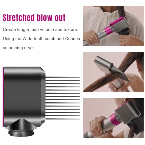 Voor-styling drogerbijlage Nozzle met Comb voor Dyson Airwrap Styler HS01 HS05 Draaiende Curly Barrels Hair Styler Accessoires 5