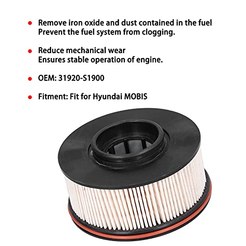 Vervanging brandstoffilterelement door afdichtringen Geschikt voor MOBIS 31920-S1900