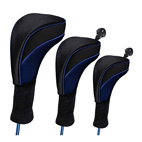 3Pcs/Set Golf Driver Hout Hoofd Club Covers Uitrusting Pole Beschermende Mouw Professinal Golf Putter Hoofd Beschermers