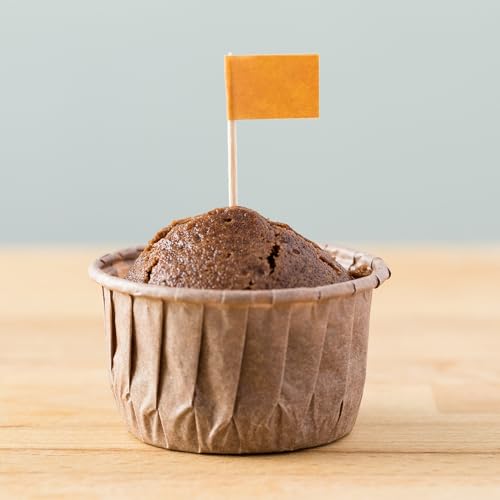 Flag Toothpicks, 100st Kleurrijke kaas Markers, gekleurde tandenstokers, Labeling, Markering, Cake Toppers, Cupcake Sandwiches, Appetizers, Cocktail Sticks, Geel 5