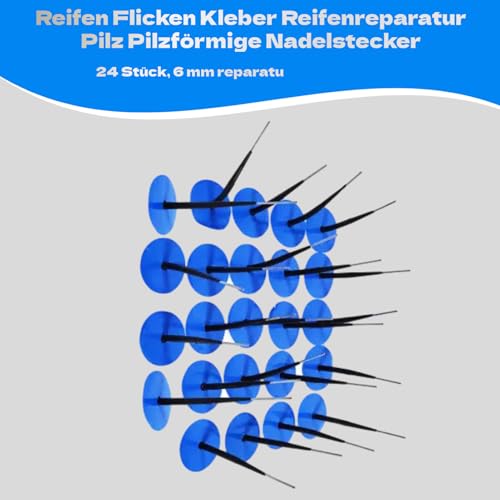 Band Patches Lijm Tire Reparatie Mushroom Naaldplug voor Reparatie Mushroom Rubber Reparatie Mushroom Plug Mushroom Plug met Integral Set van Banden voor Auto, Motorfiets, Fiets