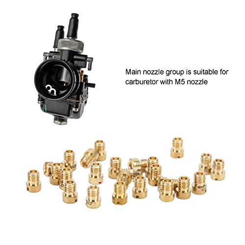 25 st. Carburator Jet Kit Metal Head Geschikt voor Carburators met M5 Nozzles Replacement Dellorto PHBG-Phbg 4