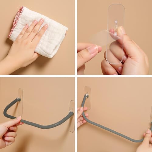 5 Stukken Schoenhouders, Wall Mount Schoen Rack, Collapsible Schoen Houder, Wall Mount Schoen Rack, Schoen Organisator voor Wall Mounting(Grey) 3