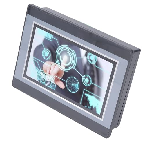 PLC Control Programmable Logic Controller 7 Inch TFT LCD Display Touch Screen Monitor HMI PLC Control Board 800x480px DC24V 5A Relay output 12 Inch 8 Out PLC