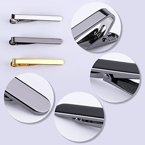 3 st. Tie Pins Tie Pins voor mannen Tie Pins voor mannen Set Classic Tie Pins voor mannen Klassieke Tie Pins voor mannen Dagelijks leven Bruiloft Business Father's Day Gifts, Non-Precious Metal, none_stone 3