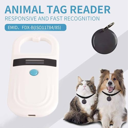 Microchipscanner Animal Reader OLED display met USB Dierenbeheer Interface 5