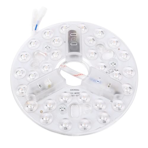 LED Plafond Ventilator Retrofit Panel Plafond Ventilator LED-Fan Light Replacement 5.3 Inch 15W 3CCT 3000K 4200K 6500K Dimbaar met geheugenfunctie voor