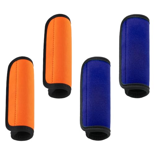 4 stuks Wraps Bagage Identifiers voor Koffers Comfort Zachte bagage Tag Wraps Reis Accessoires Reisbenodigdheden (4 kleuren)