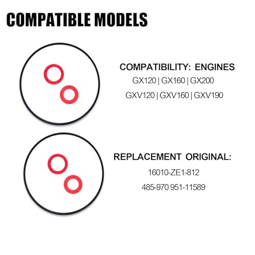 27 st Carburator Float Chamber pakking Set, Bowl Pakkingen en Bolt Ring Lawn Maaier Pakkingen Vervanging Delen Vervanging voor GX120 GX160 GX200 GXV120 GXV140 GXV160 Motor Accessoires 4