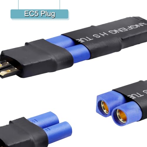 2 paar voor Traxxas Plug naar EC5 Plug/Socket, RC Batterij Aansluitadapter ESC Charger, Compatibel met TRX/voor Traxxas Lipo Batterij, voor RC Car, RC Boat, Solar Light en Balance Car 5