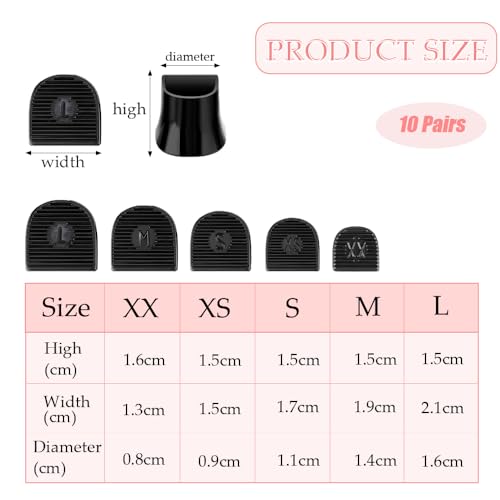 10 paar hoge hakbeschermers onderscheidende maten hakkaarten schoenen hielvervangende antislip anti-geluid stiletto hiel stoppers covers voor hoge hakken buiten bruiloft evenement formele