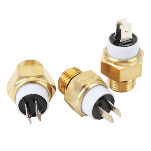 3Pcs M16x1.5MM Coolant Fan Tempure Sensor Switch voor CB250, CB600, CBR600, CB900 & Meer 3