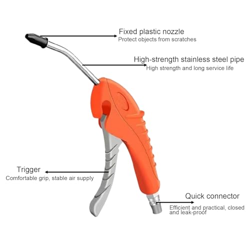 Truck Air Gun, Truck Air Dust Gun, met 6 Meter Spiral Slang, voor Truck, Truck, Car 3