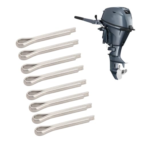 Schip Propeller Cotter Pin, 20 stuks Buitenboord Propeller Pin 9149-300-20-00 Compatibel met 20 pk, 6 pk, 8 pk, 9.9 pk, 15 pk Buitenboord Motoren, Schip Outboard Propeller Cotter Pin 3
