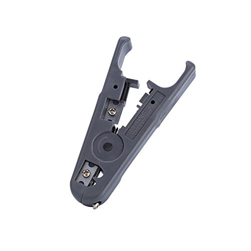 Multifunctionele netwerkkabelstripper, draadstrippen gereedschap, verstelbare mes voor ronde / platte draad, UTP STP Draadsnijder - voor doe-het-zelf en professioneel 5