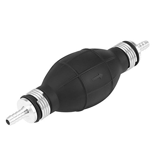 Reminnbor brandstofslang met pompbal, 6 mm, handpomp, brandstofleiding, pomp, rubber, brandstofoverdracht, vacuümtankleiding, handpomppomp, toebehoren voor marineboot (6 mm)