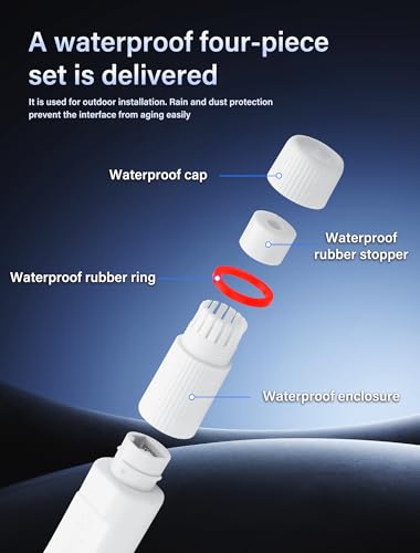 IP67 Waterproof PoE Extender POE Splitter 1 in 2 Out Extender 100m Extension 10/100 Mbps Ethernet Outdoor PoE Repeater voor IP-cameraplug en afspelen 3