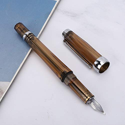 Grote Capaciteit Fountain Pen met Transparante Business Schrijven Pen, Geschikt voor Tekenen en Algemeen Handschrift. Ideaal voor feestdagen, kerstmis, verjaardagen. Glad 3