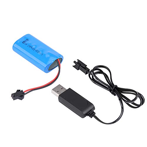Li Iontery 1450 500Mah 7.4V Oplaadbaar 7.4V 500Mah met USB-kabel voor Wplwleritary RC Car Lithium Iontery