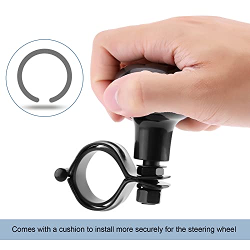 Steering Knob, Steering Knob Black Universal Car Heavy Duty Steering Knob handvat Bal 5