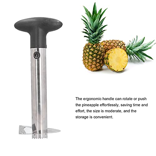 Ananassnijder Plastic roestvrij staal Ergonomische handgreep Eenvoudig te gebruiken Ananas Boor Keuken Gereedschap voor Fruit Stands Huishoudelijke keuken 5
