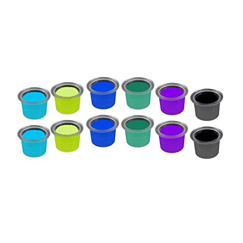 100st/set Tattoo Inktcaps Medium Large Plastic Microbladerende Pigment Accessoires Houder voor Tattoo Machine Tattoo Supplies Tattoo Naalden Tattoo Kits 3