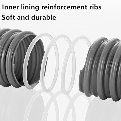1Stuks Flexibele Drain Line, 450mm Afvoerbuis, overloopbuis, flexibele afvoerbuis voor afvoer 4