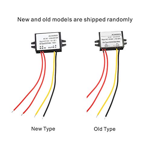 Converter, AC 12V 24V naar DC 5V Converter AC-DC Stap omlaag Power Supply Module(3A) 3