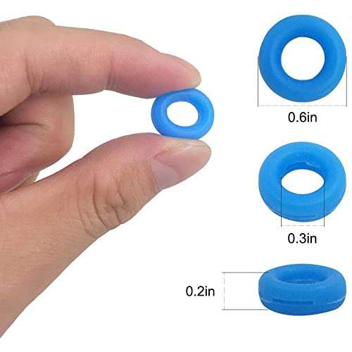 Sea Silicone non-slip glazen ring, comfortabele glazen Temple Point oorhaak houder Ring elastische glazen oor Pads Covers glazen houder Siliconen haken voor glazen (10 paar)