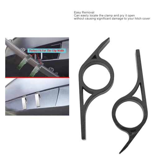 2 stuks aluminium trekhaak Cover Crowbar Set Vervanging voor Y 2021 tot 2023 met duurzame bouw, Gemakkelijk Removal Tool voor effectieve werking 4