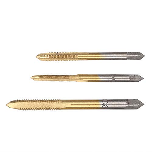 Draadtap Bit, 5 st Draadtap Gereedschap voor het tappen van gereedschapsmachines Boor/Tap/Countersink Set M3 M-4 M5 M6 M8(coated) 4