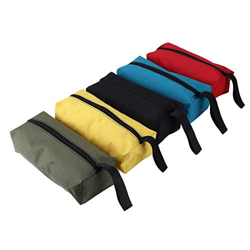 5 Piece Tool Bag rits gereedschap zak kleine gereedschap opslag zakken gereedschap zak met rits gereedschap tas Organisator utility tas met rits en hangen lus