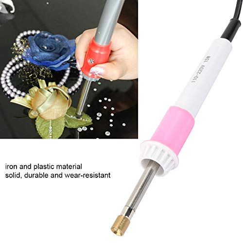 Hotfix Rhinestone Applicator, Wall Setter Tool Kit Heat Gun met steunstandaard voor Rhinestone Crystal Tool EU-plug 110-220V
