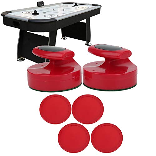 Hockey Playtable 94MM Slider Pusher Set met 4 Pucks Accessoires Groot formaat Rood