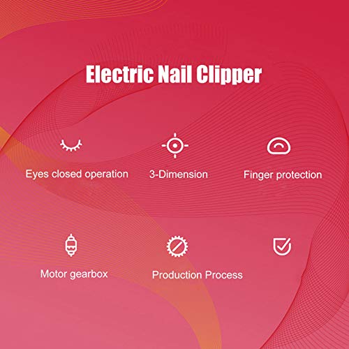 Elektrische Nagel Clipper Volwassenen Nagel trimmer Baby Nagel bestand manicure trim Pools voor pasgeboren baby peuter teen & vingernagel zorg 5