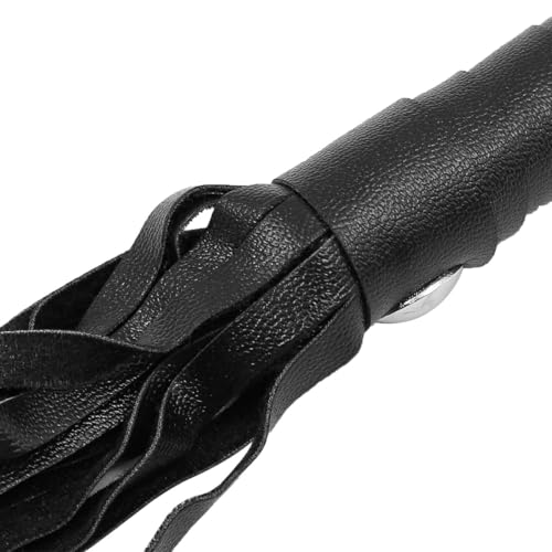 Kleine zwarte whip 2 stuks rijden Whip met penseel non-slip handgreep voor buiten rijden training wedstrijd prestaties whip 5