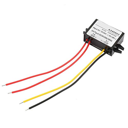DC 5V Converter AC 12V 24V naar DC 5V Buck Converter Voltage Converter Module AC-DC Stap omlaag Voeding Module voor Car Truck Boat Waterpomp(3A)