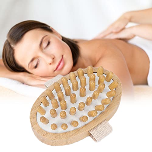 Droge borstel Borstel, Natuurlijk Hout Hout Massager Voet Cactus Huidborstel Lymfatische Drainage Massager Borstel Cellulitis Verwijdering Penselen, Zachte Massage Knotten Drain Lymfatische Massage in Bad 4