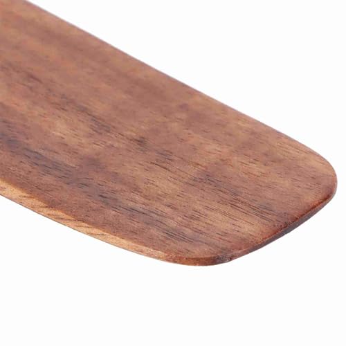 Spatula, houten kookgerei Houten lepels voor koken met teakhout Materiaal 10 X 1,5 inch voor huishoudelijke keukengerei 3