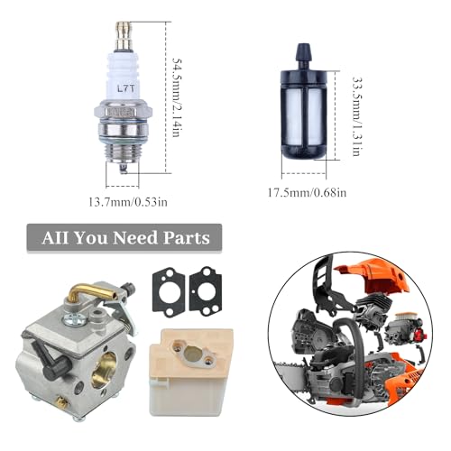 Carburator voor stihl 024 026 024 MS240 MS260 kettingzaag vervanging luchtfilter bougie brandstoffilter deelnummer 1121 120 0611