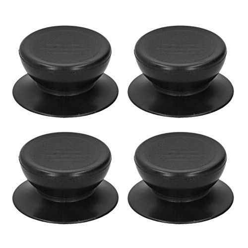 Cookware Replacement Lid Knob, 4-Piece Keuken Pannenkoek Lid Knob, geïnstalleerd met 5mm schroeven en ringen (niet inbegrepen)