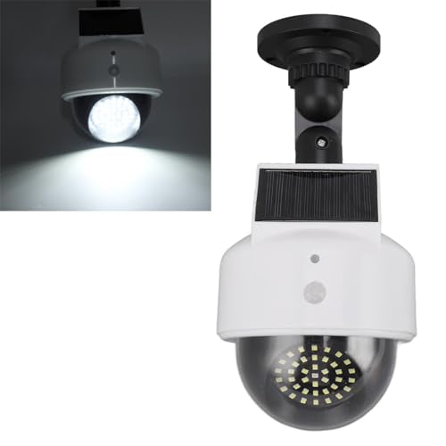 Solar Dummy Fake Camera Beveiliging Buiten Solar Simulated Surveillance Camera's met knipperend rood LED-licht voor binnen en buiten gebruik 3
